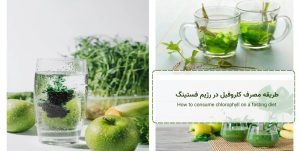 How to consumeکلروفیل در فستینگ - chlorophyll on a fasting diet - 🧪 طریقه مصرف کلروفیل در رژیم فستینگ